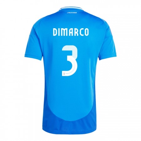 Italië Federico Dimarco 3 Thuisshirt EK 2024